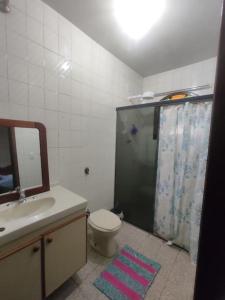 Kúpeľňa v ubytovaní Sítio Nosso Cantinho