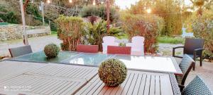 A garden outside DIMORA IL CAMALEONTE apartments in nature with pool
