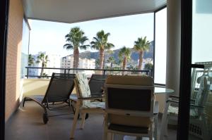 Balkón nebo terasa v ubytování Albir Beach Apt