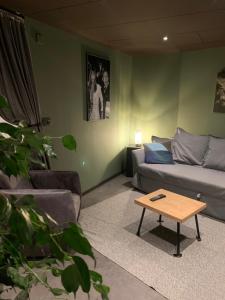 Posezení v ubytování Froissart Loft et Studio