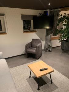 Posezení v ubytování Froissart Loft et Studio