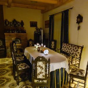 Χώρος καθιστικού στο Vila Dubysa