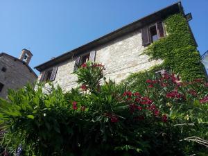 A garden outside La Mandola