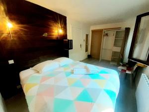 Postel nebo postele na pokoji v ubytování Hotes'Octon