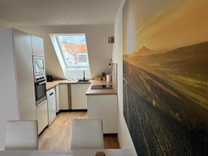 Кухня или мини-кухня в Apartmány Mikulovské zahrady
