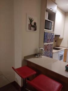 Kuchnia lub aneks kuchenny w obiekcie Pleno centro, Terraza, Principe, 5 min casco vello y estación AVE