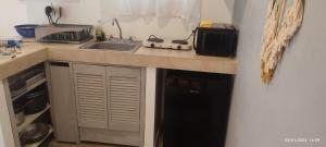 Kuchyň nebo kuchyňský kout v ubytování Kika Studios