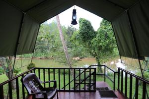 En balkong eller terrass på 360 Rainforest
