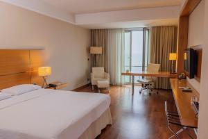 Postel nebo postele na pokoji v ubytování Anemon Kent Ordu Otel