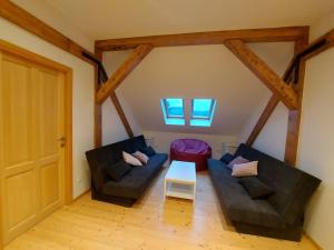 Posezení v ubytování Apartman Rujka