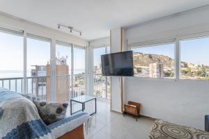 TV a/nebo společenská místnost v ubytování Urbanización Las Torres