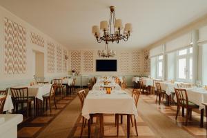 Restaurace v ubytování Design Hotel zum Hirschen Salzburg