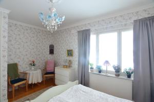 Postel nebo postele na pokoji v ubytování Villa Sisu