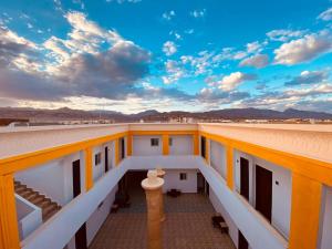 a view from the balcony of a building at Brother Hotel Dahab in Dahab