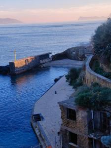 an aerial view of a body of water at Gaiola N 7 in Naples