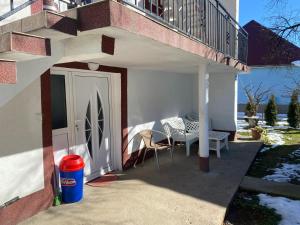 Balkón nebo terasa v ubytování Apartman Lana