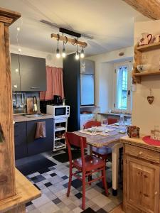 Kjøkken eller kjøkkenkrok på Il nido di Curlo