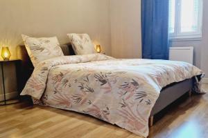 Ein Bett oder Betten in einem Zimmer der Unterkunft Appartement cosy proche de toutes commodités
