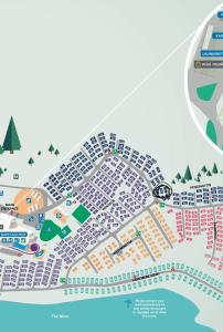 a map of the city of dubrovnik with attractions at Caravan Marton Mere Blackpool in Weeton