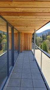 En balkong eller terrass på Residence Alpina