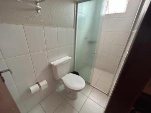 Koupelna v ubytování Hotel Pax
