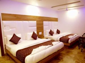 Postel nebo postele na pokoji v ubytování Hotel True Stay at New Delhi Railway Station