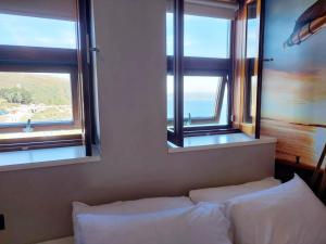 Posteľ alebo postele v izbe v ubytovaní Hotel O Semaforo
