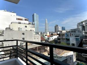 a view of a city from a balcony at Taibo House special in Ho Chi Minh City