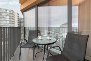 Balkón alebo terasa v ubytovaní Apartamenty Horyzont SeaView by Rent like home