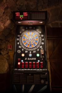 a close up of a roulette wheel in a casino at d'une Source in Asperjoc