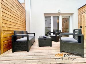 Posezení v ubytování Au Soleil Couchant - Apt T3 à 800m de l'Océan