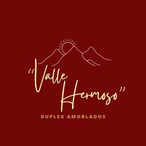 un logotipo para una enoteca con una mano sosteniendo una botella en Duplex "Valle Hermoso" en Malargüe
