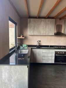 Kuchyň nebo kuchyňský kout v ubytování Casa Vaguada Laguna Verde