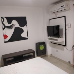 TV a/nebo společenská místnost v ubytování Rosa Ramona Rooms