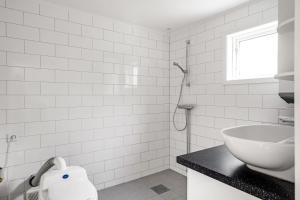 Ένα μπάνιο στο Cottage in Stockholm