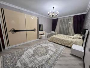 Säng eller sängar i ett rum på Villa House