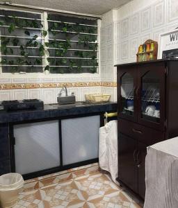 a kitchen with a sink and a counter top at Lindo apto amoblado ¡super central! RNT734 in Armenia