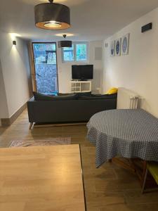 Μια τηλεόραση ή/και κέντρο ψυχαγωγίας στο Apartment Near Paris and Disneyland