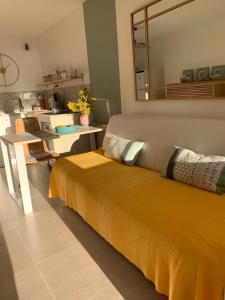 Et opholdsområde på Studio avec coin nuit + 34 billeder