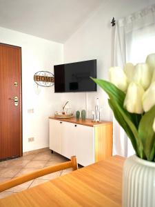 Kuchyňa alebo kuchynka v ubytovaní Casa Carmen - Attico vista mare