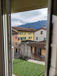 a view from the balcony of a house at L Ora del Garda in Riva del Garda