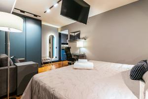 Säng eller sängar i ett rum på Flat 1501 WCT Berrini Brooklin
