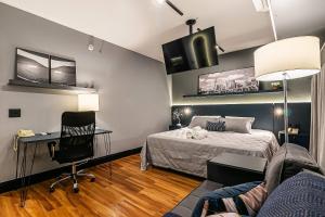 Säng eller sängar i ett rum på Flat 1501 WCT Berrini Brooklin