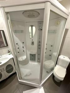Koupelna v ubytování Kizhi ART Hotel Kharkiv