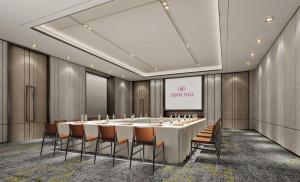 兰州新区皇冠假日酒店商务区和/或会议室