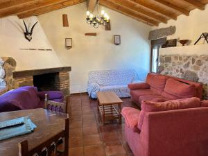 Posezení v ubytování Casa Rural El Reloj