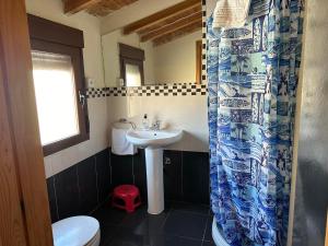 Koupelna v ubytování Casa Rural El Reloj