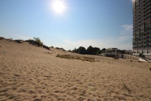 サニービーチにあるMenada Dune Residence Apartmentsの太陽が降り注ぐ砂浜