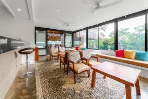 Χώρος καθιστικού στο Entremonte Wellness Hotel and Spa