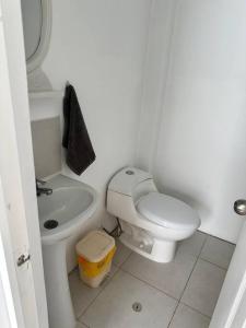 A bathroom at Casa de Campo Paz y Bien - Cieneguilla